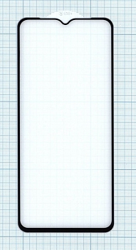 Защитное стекло "Полное покрытие" для Samsung Galaxy A23, A13 черное